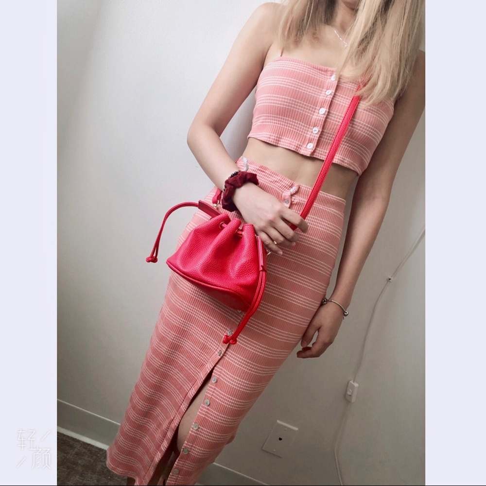 🆕Made In Italy Hot Pink Mini Crossbody Bag